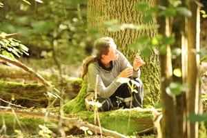 Waldbaden auf hessische Art – Hängematte, Haiku & Handkäs