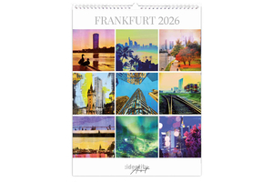 Kunstkalender Frankfurt 2026 - 365 Tage Mainmetropole in bunt