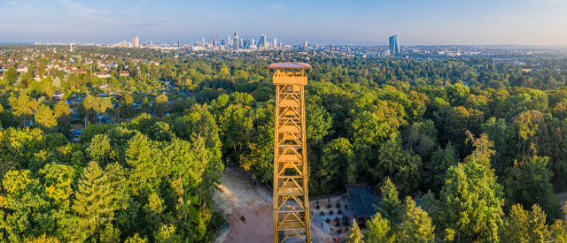 Ein Blick über Frankfurt!